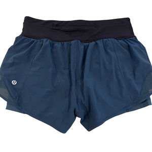 LULULEMON | Speed Up High Rise Athletic Shorts Navy Blue Size 2